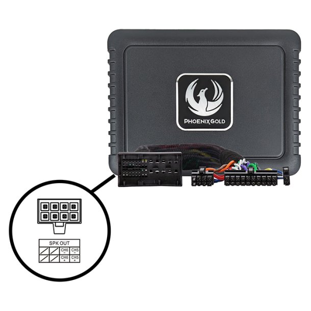 Phoenix Gold DSP Forst�rker kit BMW 2005-2019 HIFI syst