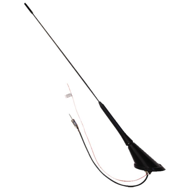 Elektrisk GTI-antenne 16v med forstrker 14 mm hul