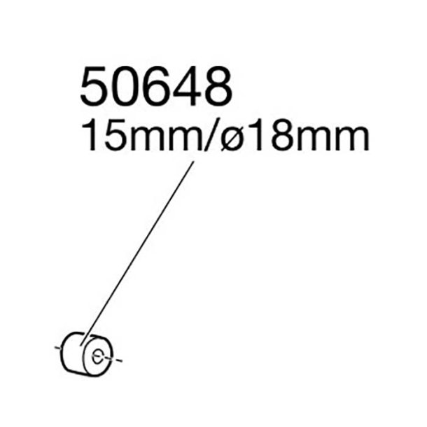 Thule plastskive 15mm 18 sort