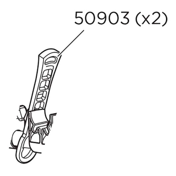 Thule gummistrop f/rms 2stk