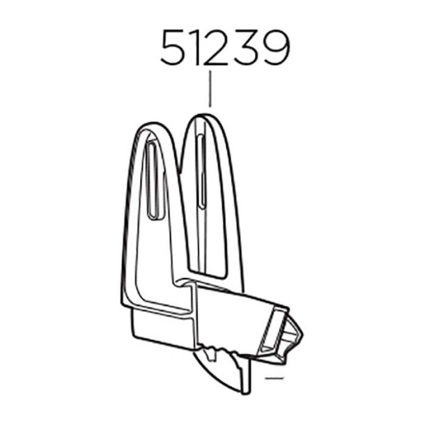 Thule styre skinne til 921/923 - hjre