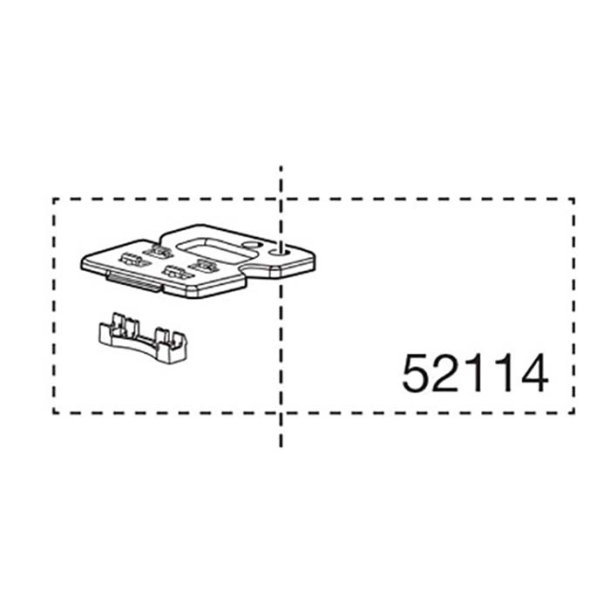 Thule monteringsplade, bagerst 591/561