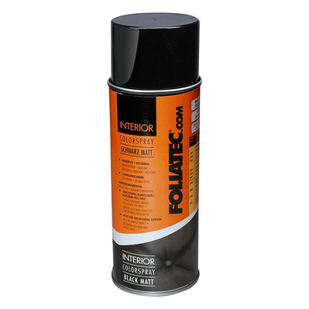 Foliatec Interir Colour spray mat sort 400 ml