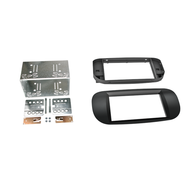 2-DIN kit Fiat 500 05->  sort