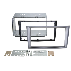 2-DIN radioramme Opel kul-metallic med midterknk