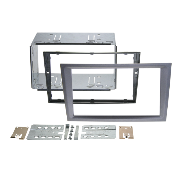 2-DIN kit div. Opel charcoal metal