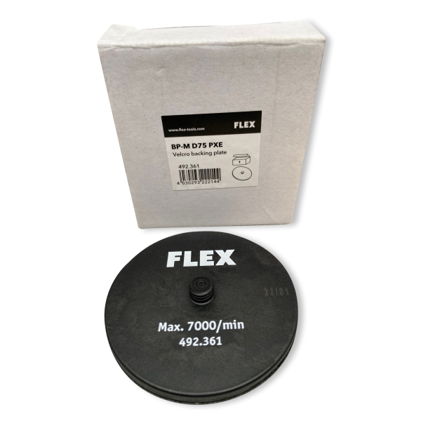 FLEX Bagskive, 75mm for Flex PXE 80 polermaskine