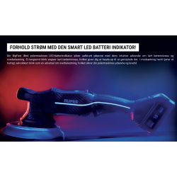 Rupes Bigfoot iBrid HLR21 BAS kit, Batteripolermaskine m/tilbehr HLR21/CB2/BAS