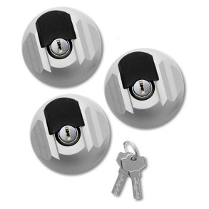 Disec75 varevognsls - Ngle bning - Slv - 3 Stk.