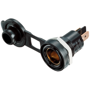 DIN-Standardindbygning 16A 12-24V med dksel