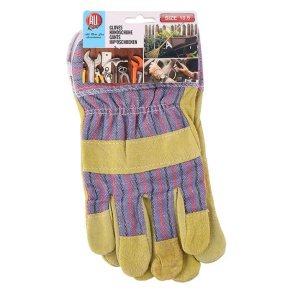 Allride, Arbejdshandsker l�der og stof, str 10,5,