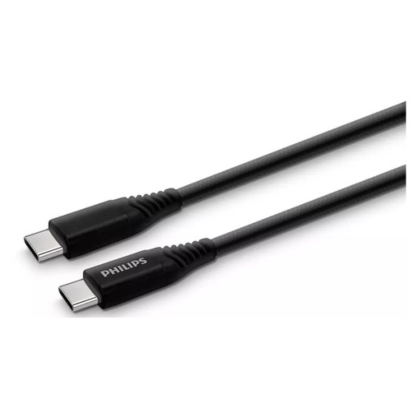 Philips USB-C kabel p 2 meter USB-C til USB-C