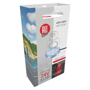 LED lys 24v i r�d til Poppy luftfrisker