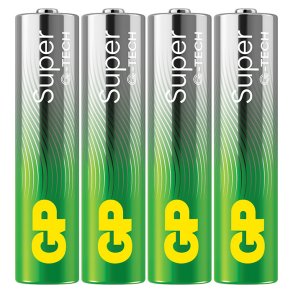 GP Super Alkaline AAA-batteri 24A/LR03 4-pak