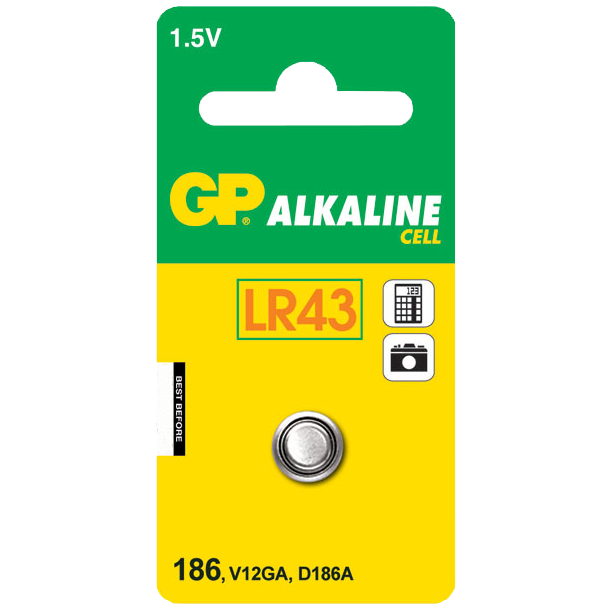 Gp lr43 batteri stk.