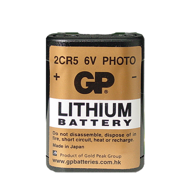 Gp 2cr5-ci lithium-batteri 6v stk