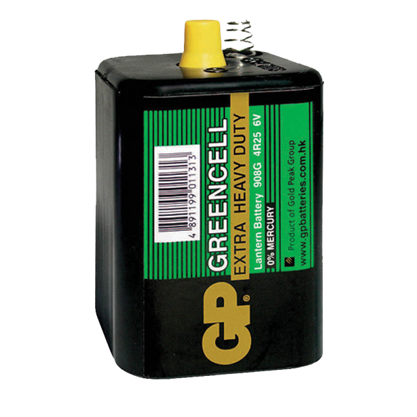 GP 4r25 batteri  med fjeder