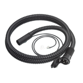 Miniplug indtagskabel 1,5m sort