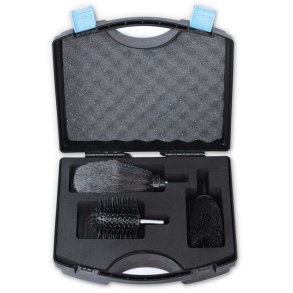 Twisstar kuffert med 3 b�rster