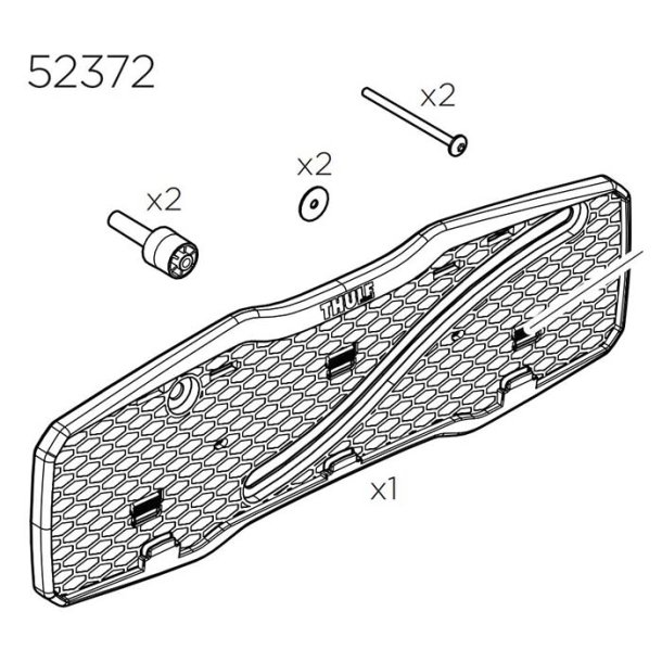 Thule nummerplade holder