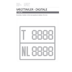 Digital vgttavler m/nytte last slv
