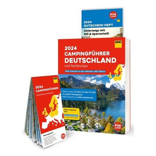 ADAC Campingfhrer 2024 Tyskland/NordEuropa