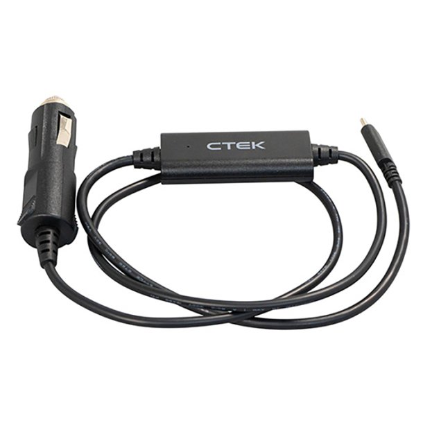 CTEK USB-C ladekabel 12V Cigartnderstik