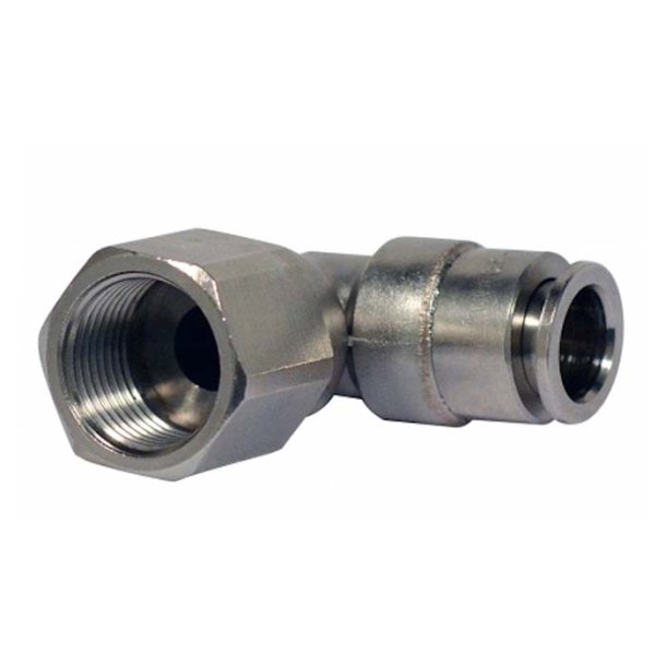 Pneumatic l-pipe connection 3/8 f for hose :10 mm