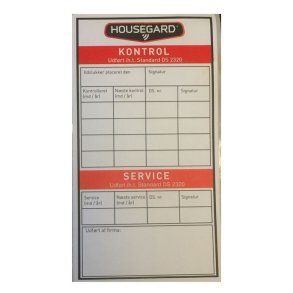 Kontrolm�rkat, pulverslukker 6kg