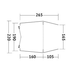 Outwell Biltelt Sandcrest S