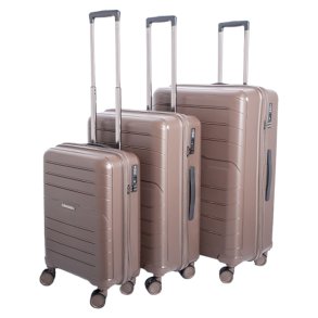 Bon Got Oslo 3-stk hrdt kuffertst, Mocca