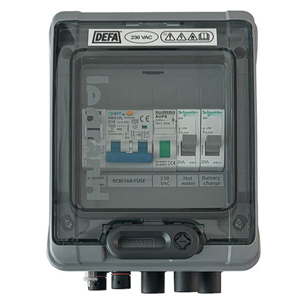 Defa El-central 230VAC PlugIn 2in/3out - Legrand
