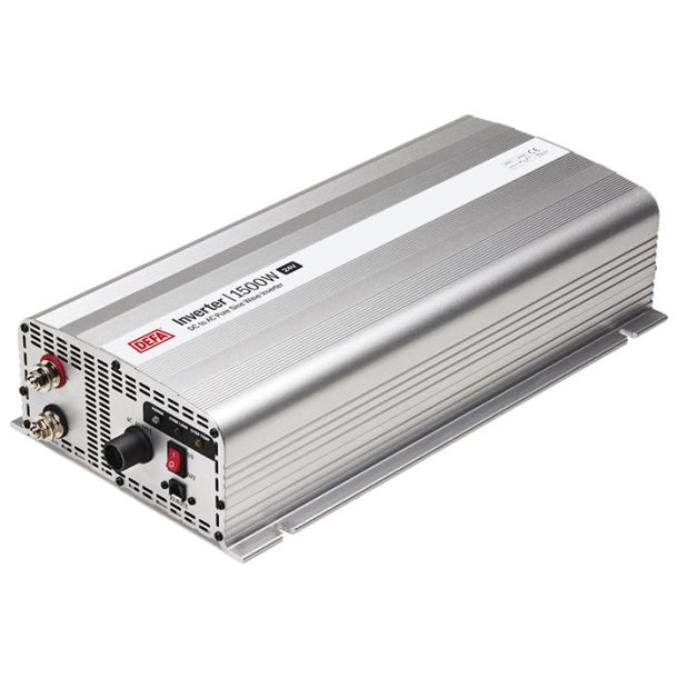 DEFA inverter 24v 1500w, plugin stik