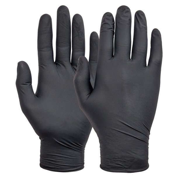 NORSE Black nitrilengangshandsker 4,5g str. 10