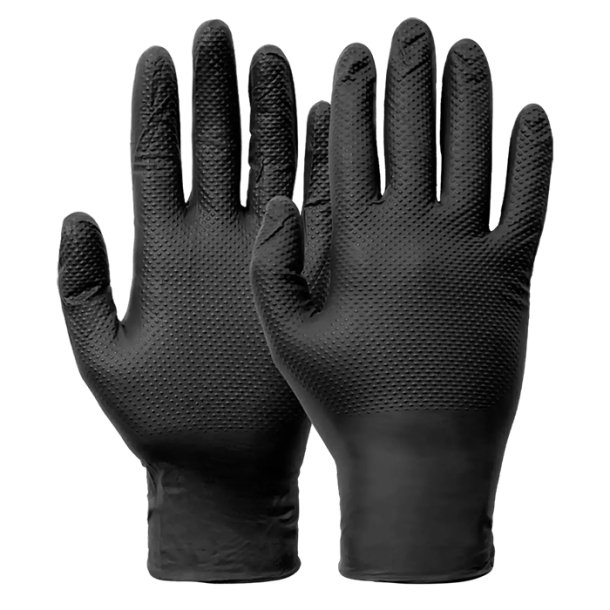 NORSE Diamond Black nitrilengangshandsker str. 9