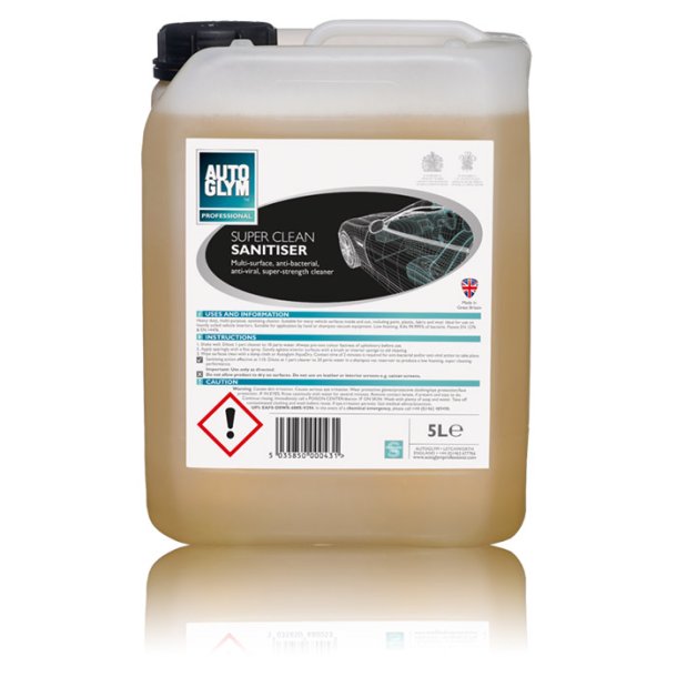 Autoglym Super Clean Sanitiser 5L Antibakterialt middel