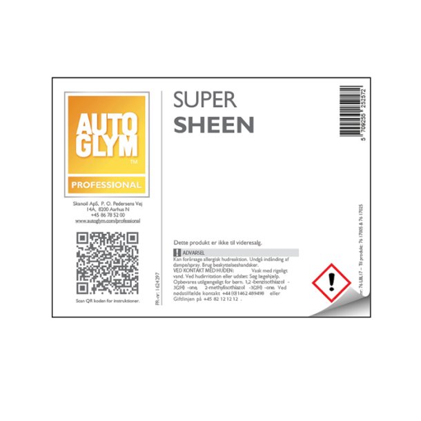 Label Autoglym Super Sheen