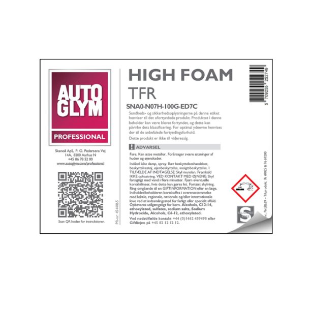 Label Autoglym High Foam TFR