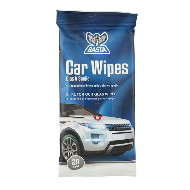 Basta car wipes ruderens 20 stk