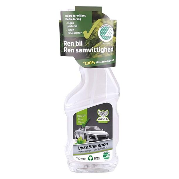 Basta Greenline voks shampoo 710ml svanemrket