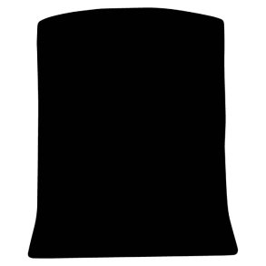 Bagagerumsm�tte velour bag Tesla Model S 2012-