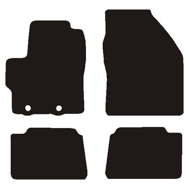 Velour m�tter Toyota Yaris 10/2019-