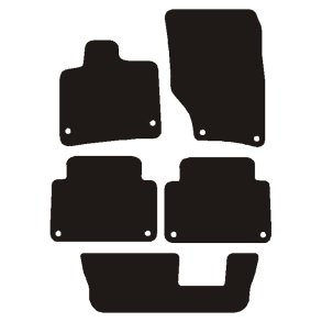 M�tter Audi Q7 2006-2015 Sort N�lefilt