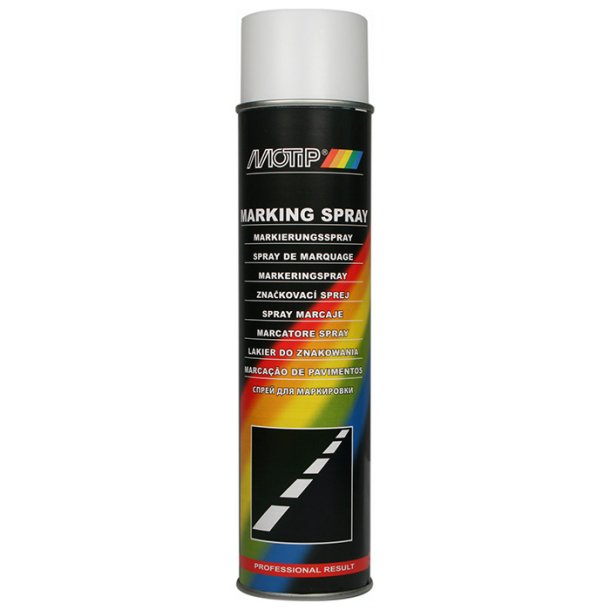 Motip Hvid markeringsspray 600ml.