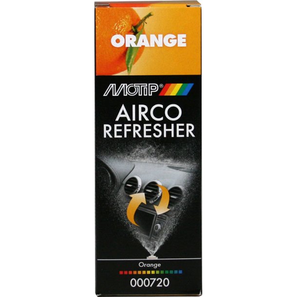 Motip Aircon frisker orange 150ml.