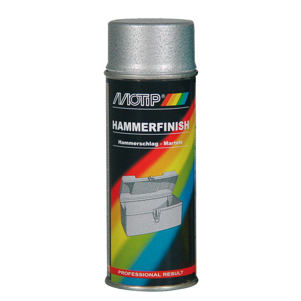 Motip Hammerlak spray  slv 400ml.