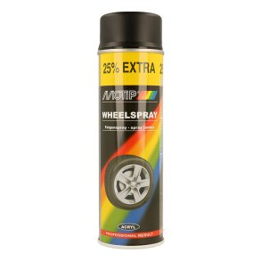 Motip Universallak Flgspray sort mat 500ml.