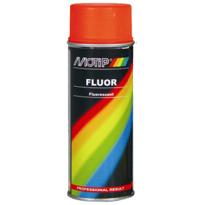 Motip Flouriserende spray rd/orange 400ml.