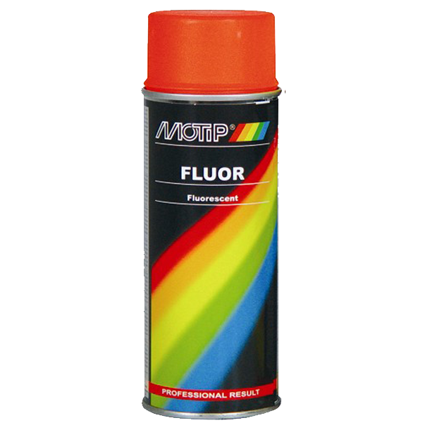 Motip Flouriserende spray rd/orange 400ml.