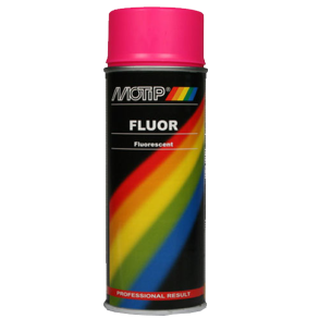Motip Flouriserende spray pink  400ml.